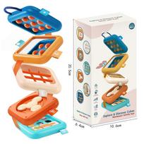 Montessori Sensory Toys for Toddlers Busy Board Baby Folding Activity Cube Fine Motor Skill Christmas Stocking Stuffers for kids