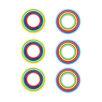 6PCS Novelty Infinite Flip Funny Spinner Fidget Gyro Toys Cool Gadgets Fun Stress Relief Gifts Kids Goodie Bag Stuffers