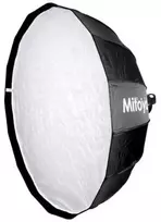 Lubinis šviestuvas Apšvietimo Modifikatorius - MITOYA SPEEDY Softbox 85cm BOWENS tvirtinimas su tinkleliu