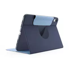 Pipetto Origami No5 Rotating dėklas, tamsiai mėlynos spalvos – Apple iPad Air 10.9″ (2022/2020)/11″ 2024/2025/2026