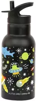 A Little Lovely Vaikiškas termo buteliukas su šiaudeliu GALAXY 0,35 L