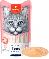 „wanpy“ – „Wanpy“ kreminiai laižomi skanėstai katėms, 25 vnt. pakuotėje – tunas ir krevetės, 350 g (25 x 14 g) – 350 g (25 x 14 g)