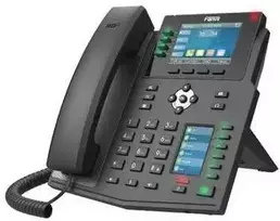 Fanvil X5U VoIP telefonas, juodas, 16 eilučių, LCD, „Wi-Fi“