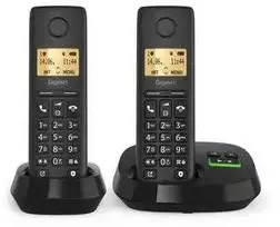 Gigaset PURE 100A Duo - Telefonas belaidis - automatinė sekretarka su skambintojo ID - ECO DECT/GAP - + Papildomas ragelis