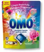 KAPSULĖS SKALBIMO OMO ROSE BLOSSOM 42VNT