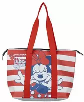 Paplūdimio krepšys Minnie Mouse Balta Raudona 47 x 33 x 15 cm