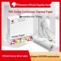 Phomemo M04S Terminis lipnus popierius, 110 mm 10 Years White Thermal Paper 110mm*6.5m white