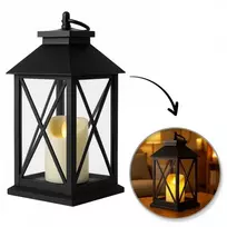 Eu Sandelis LED dekoratyvinis žibintas su žvakės imitacija 14 x 30 cm - LAMP56WZ1