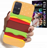 Etui Do Samsung Galaxy A51 - Case Burger Cheeseburger Obudowa Prezent