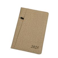 A5 2025 Journal Notebooks 156 Pages 12 Months Planner Notebook Business Notebook  Office smėlis