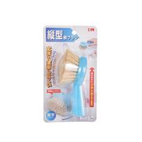 Abs Handle Pot Scrubber With Nylon Bristles For Easy Dishwashing And Cleaning mėlyna