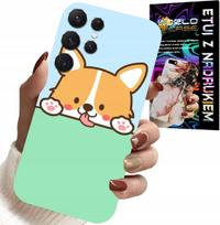 Etui Do Samsung Galaxy S22 Ultra - Słodki Piesek Wzory Z Bajek Pokrowiec