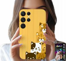 Etui Do Samsung Galaxy S22 Ultra - Love Cat, Wzory Z Kotami, Case + Folia