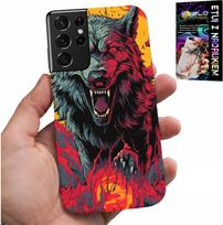 Etui Do Samsung Galaxy S21 Ultra - Wilk Wilki Wataha Super Wzory + Folia