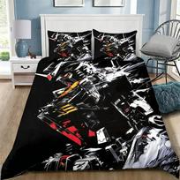 Mobile Suit Gundam Kid Duvet Cover Pillowcase Bedding Set Adult Boy Children Bedroom Decoration Single Twin Full Queen King 135x200cm
