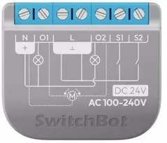 „SwitchBot“ relinis jungiklis, 2PM išmanusis dviejų kanalų jungiklis