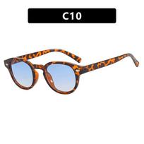 Fashion Stylish Fashion Ronaldo Sun Protection Glasses Men Adults Women Adults Vintage Retro Vintage Circular Round Tint Ocean Transparent Blue