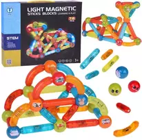 3D magnetinių kaladėlių rinkinys, 76 vnt.