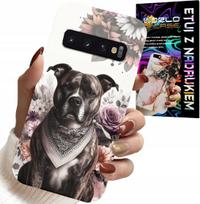 Etui Do Samsung Galaxy S10 - Pitbull Groźne Psy Futerał Plecki Case