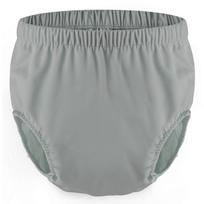 Plaunamos, nepralaidžios, su elastiniu juosmeniu, audinio kelnaitės-sauskelnės su vandeniui atspariu šlapimo dangteliu suaugusiems XS (50-70cm) pilka spalva