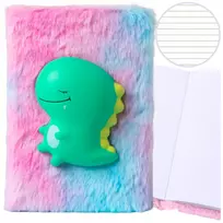 Pliušinė užrašų knygutė Dinozauras 3D