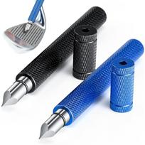 2 Pcs Golf Club Groove Sharpener 4.33 Inch Groove Sharpener Regrooving Tool Cleaner for Wedges Irons Golf Balls 2-Pack