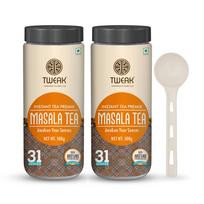 TWEAK Instant Masala Premix 500gram X 2 Jars | Premium Chai Premix | Instant Chai Mix with Milk & Sugar | Chai | Ready-to-Drink Herbal Masala Tea|
