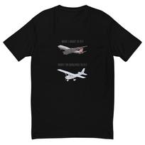 Pilot Short Sleeve T-shirt Boeing 747 Cessna 150 152 SEP single engine multi commercial funny comedy humour dream present S įvairiaspalvis