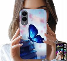 Etui Do Samsung Galaxy S25 Edge - Niebieski Motylek, Motyl, Damskie Wzory