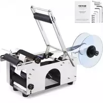 Vevor Pusiau automatinė apvali butelių ženklinimo mašina