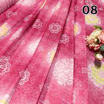 150x50cm Ancient Chinese Style Hanfu Dress Chiffon Fabric DIY Skirt Summer Dresses Round Large Flower Print Sewing Fabric Cloth 50x150cm
