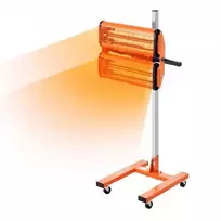 Vevor 2200W infraraudonųjų spindulių lempa dažų džiovinimui
