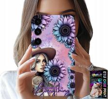 Etui Do Samsung Galaxy S24 Fe - Kobieta W Słonecznikach, Kobiece Wzory