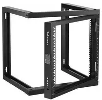 9 U atviro rėmo sieninis serverių stovas 19″ – 150 kg, 530 × 450 × 520 mm