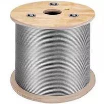 Vevor 3/16 colio plieninė viela 150 m
