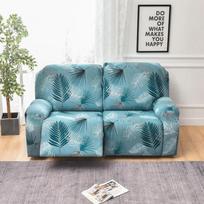 Nordic Print Recliner Loveseat Sofa Cover 2Seat  Armchair Cover Elastic Sofa Protector Cover Lounge Home Living Room