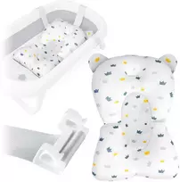 Ricokids kūdikio vonios pagalvėlė - įdėklas, mėlyna ir balta