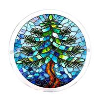 Stained Glass Style Puzzle Suncatcher Acrylic Window Hanging Ornaments DIY Jigsaw Puzzle Art Sun Catcher Kit for Adults N