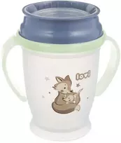 LOVI 1/611 puodelis 360 250ml Night&Day Fox