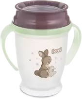 LOVI 1/610 puodelis 360 250ml Nakties ir dienos triušis