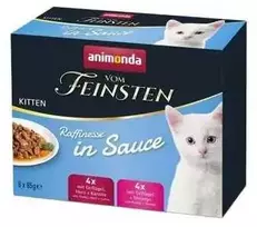 Animoda Kačių Maistas - ANIMONDA Vom Feinsten Kačiukams Drėgnas Maistas Su Padažu 8x85g