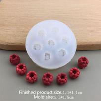 New 3D Candle Silicone Mold Blueberry Raspberry Shaped Simulation Fruit Baking Mold DIY Chocolate Mold Homemade