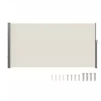 Vevor Ištraukiama šoninė markizė, 180x350 cm, smėlio