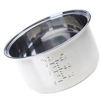 Food Grade Stainless Steel Inner Pot With Even Heating Base Heavy Duty Nonstick Replacement Inner Bowl for Rice Cooker