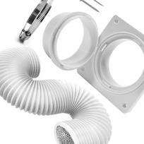 Metalo ir plastiko džiovyklės žarnos rinkinys, sukurtas saugiam ilgalaikiam vėdinimo veikimui 1