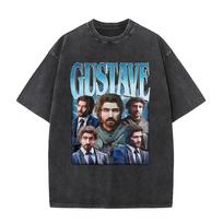 Washed Oversized T Shirt Clair Obscur Expedition  Vintage Unisex Women Classic Summer Short Sleeved Street Wear Couple Outfits S