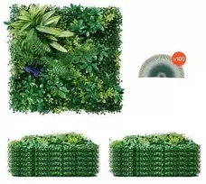 Vevor Dirbtinės žolės sienų plokštės 12 vnt 3D dekorui
