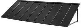 Vevor Plieno lauko durų stogelis 264x91 cm