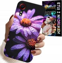 Etui Do Samsung Galaxy Xcover 7 - Różowa Stokrotka Kwiaty Pokrowiec Case