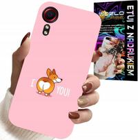 Etui Do Samsung Galaxy Xcover 7 - Śmieszne Wzory I Love You Piesek Obudowa